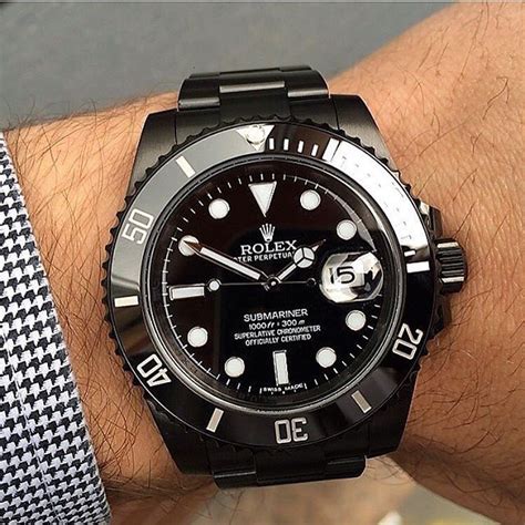 mens all black rolex|all black Rolex sub.